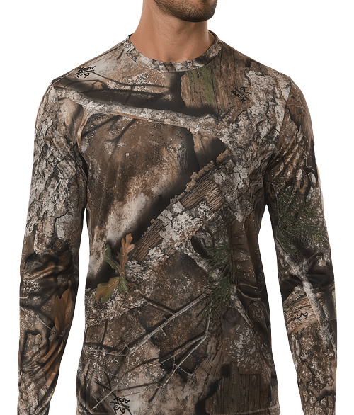 Realtree Recycled UPF 30+ Long Sleeve Performance Shirt in Camo