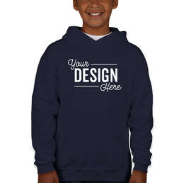 Jerzees Youth Nublend 50/50 Pullover Hoodie - Color: J. Navy