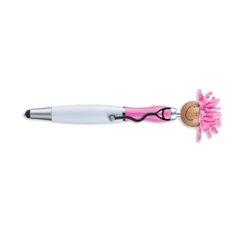MopToppers Stethoscope Medium Tone Ballpoint Stylus Pen (black ink)-default