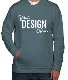 Next Level Blended Pullover Hoodie - Color: Antique Denim