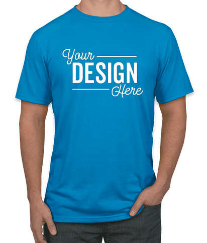 District Neon T-shirt - Neon Blue