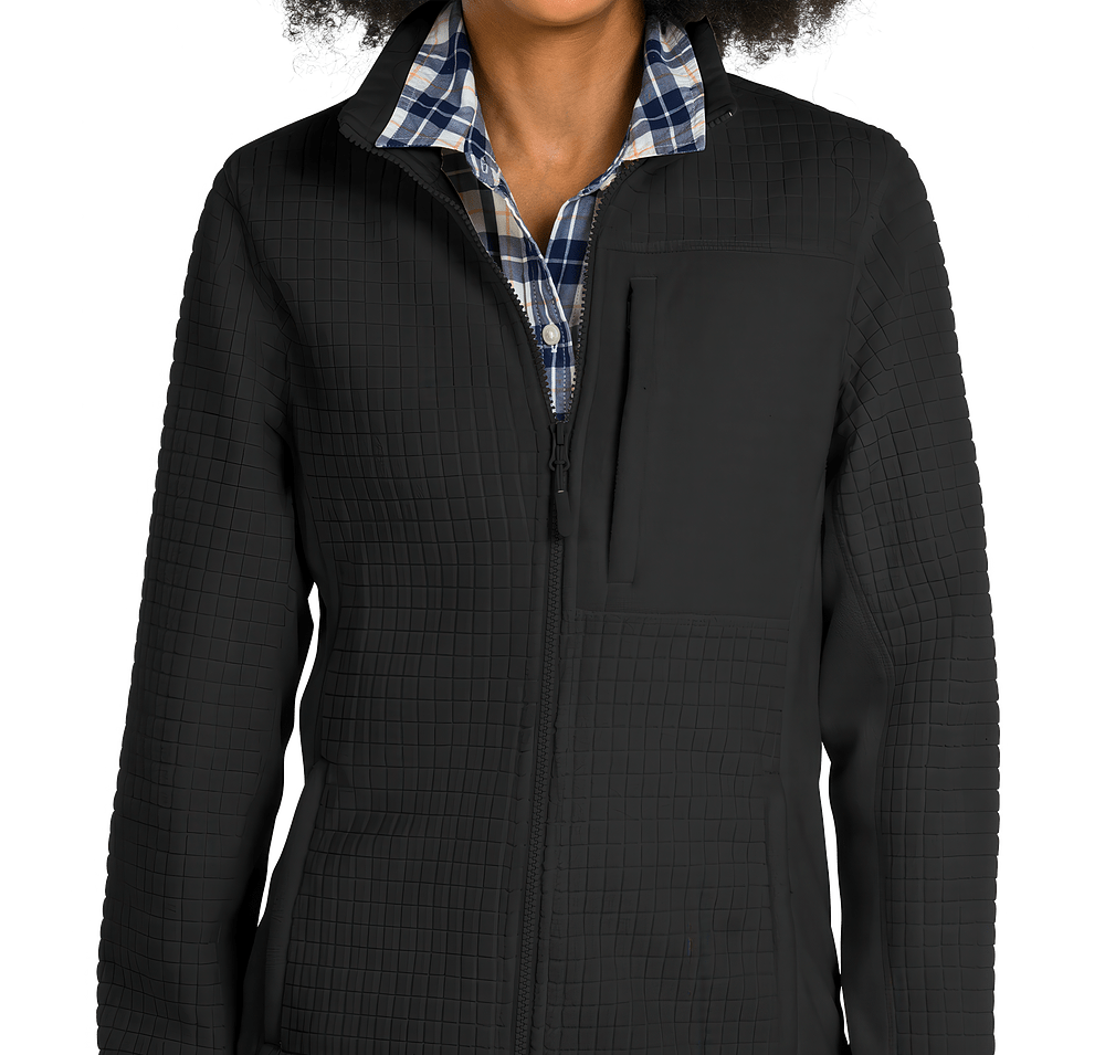 Charles River Women's Terrain Textured Fleece Jacket-default