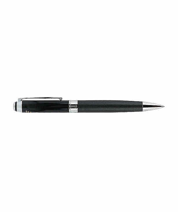 Laser Engraved Hyde Recycled Brass Gel Ballpoint Pen (black ink)