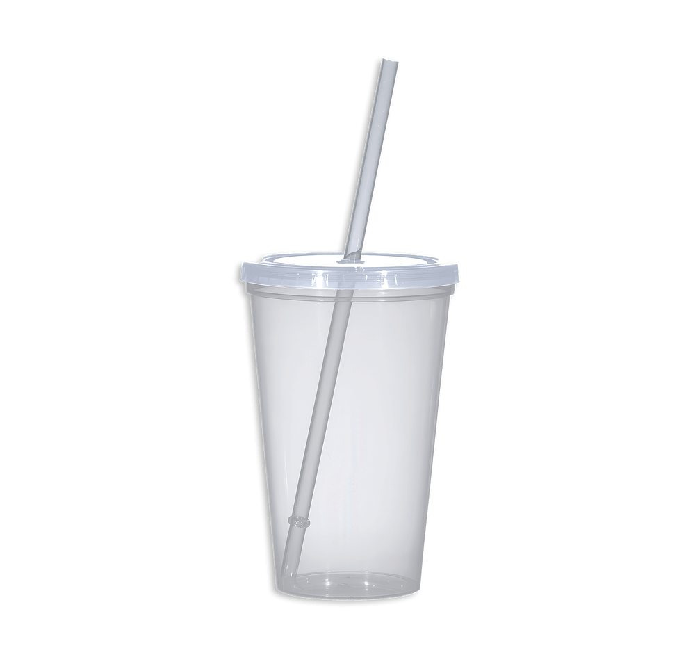 Full Color 22 oz. Sunsplash Tumbler with Straw-default