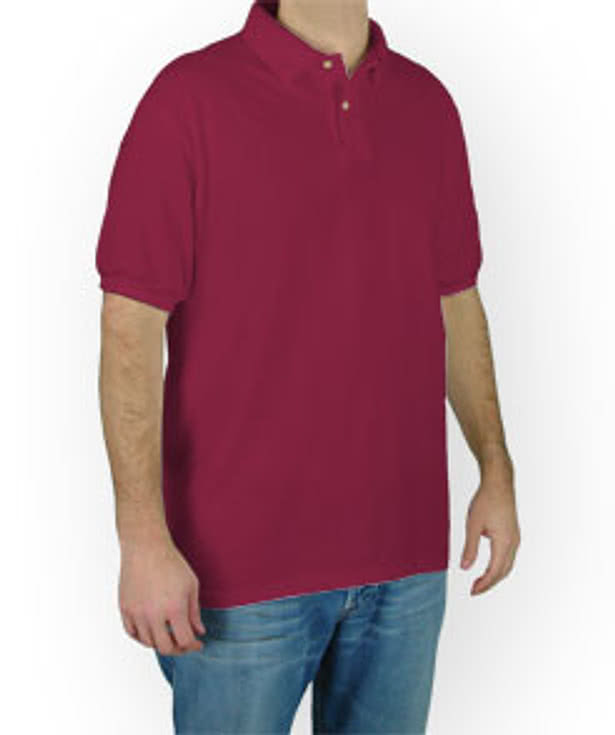 Hanes Stay Clean Jersey Polo