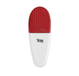 Magnetic Chip Clip with Grip - Color: White / Red