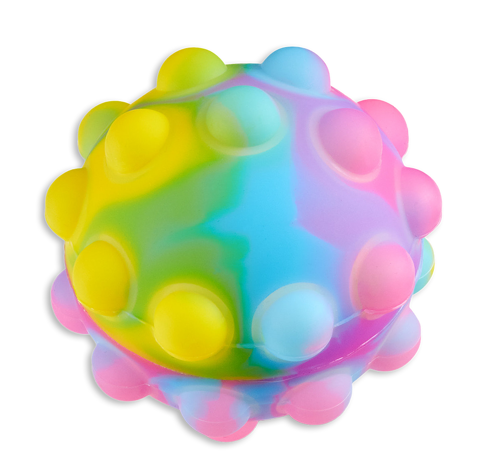 Tie Dye Push Pop Stress Ball-default