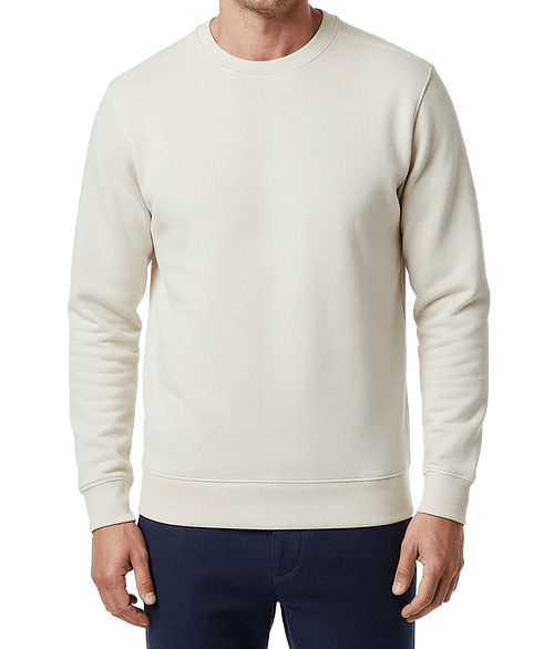 Clique by Cutter & Buck Haven Recycled Crewneck Sweatshirt in Fog