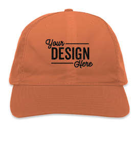 Pacific Headwear Vintage Buckle Baseball Hat - Color: Texas Orange