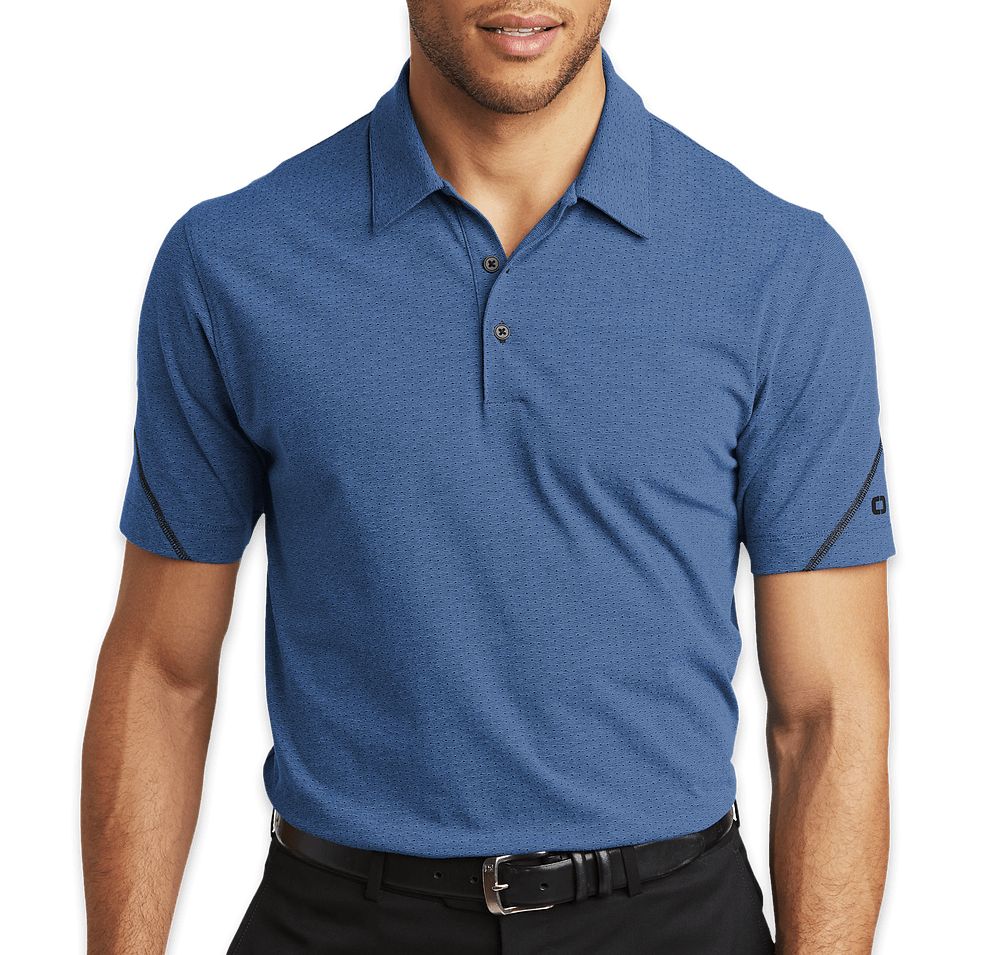 OGIO Tread Pinpoint Dot Performance Polo-default