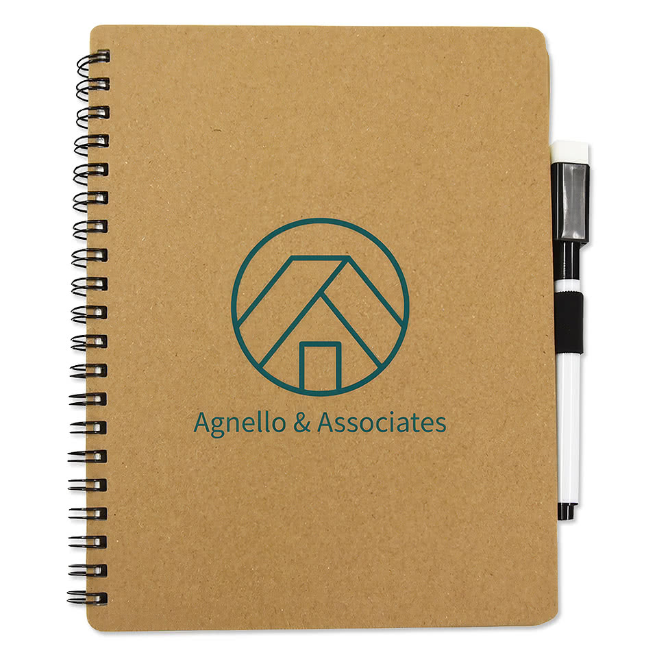 Innovator Dry Erase Hard Cover Spiral Notebook