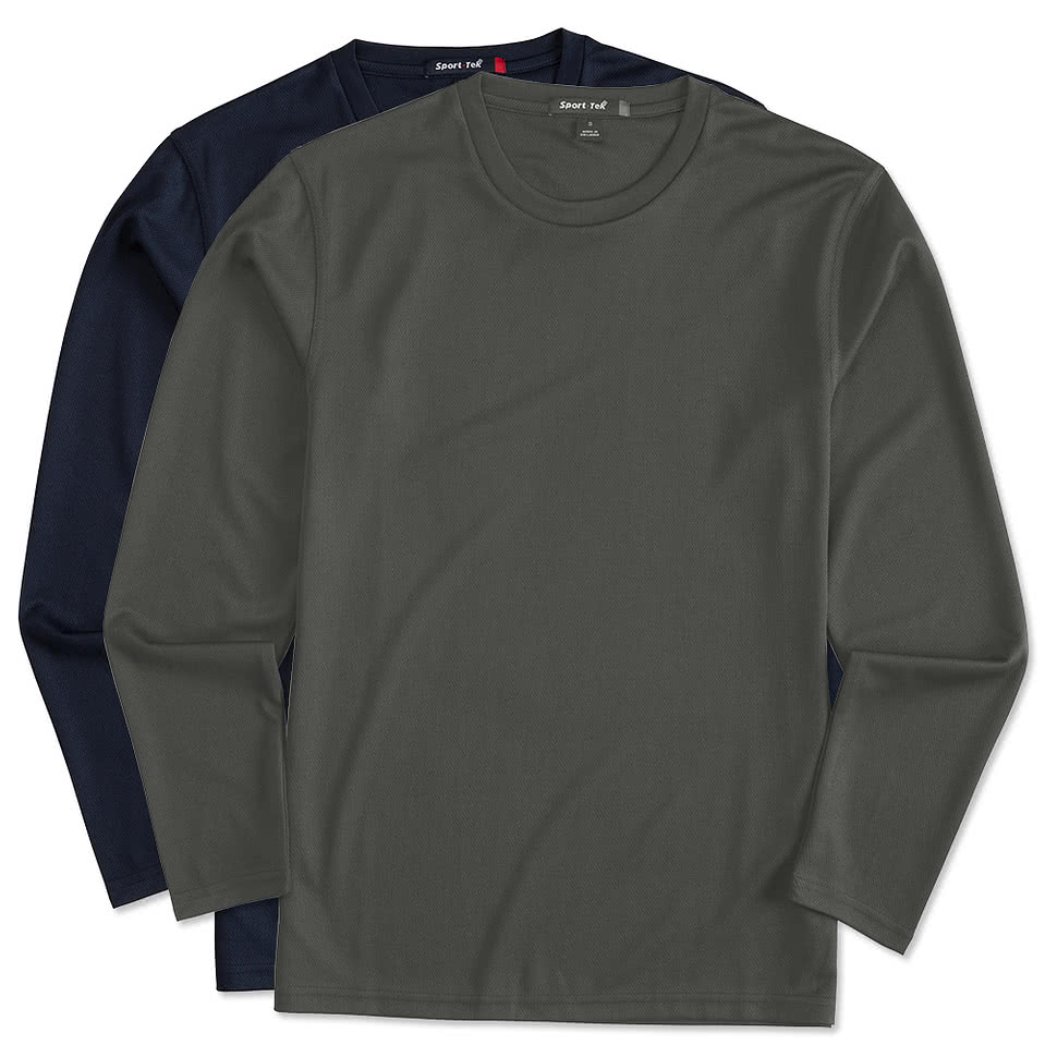 Sport-Tek Dri-Mesh Long Sleeve Performance Shirt