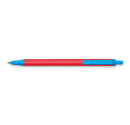 BIC Antimicrobial Clic Stic Pen (black ink) - Color: Red / Blue