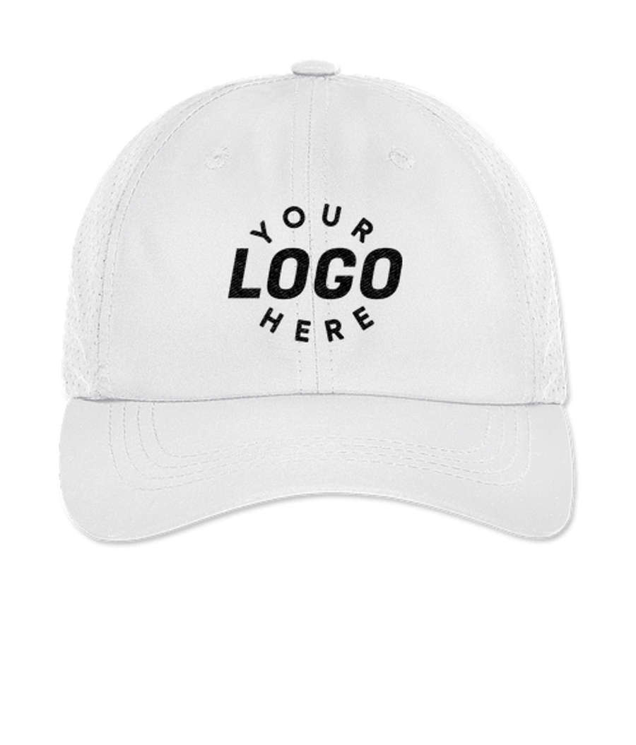 Port Authority Perforated Performance Hat in White