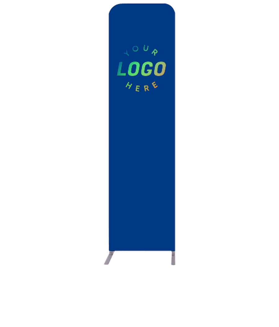 Full Color 24.5" x 91.25" Eurofit Straight Wall Display Kit in Royal Blue