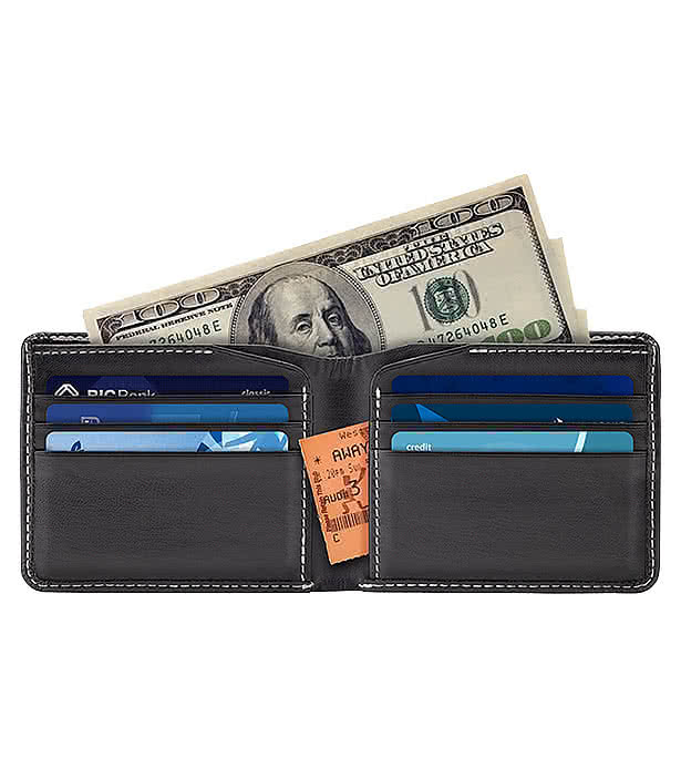 Vernier Cactus Leather Wallet