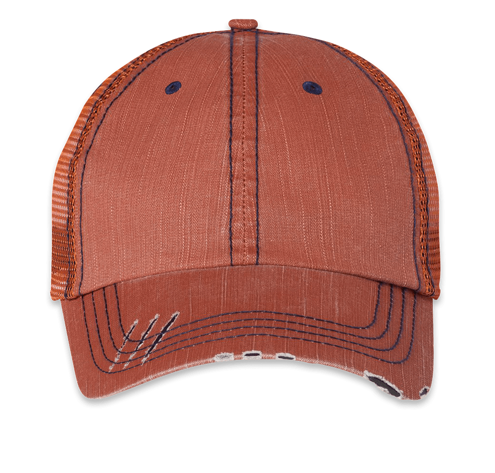 Mega Cap Herringbone Trucker Hat-default