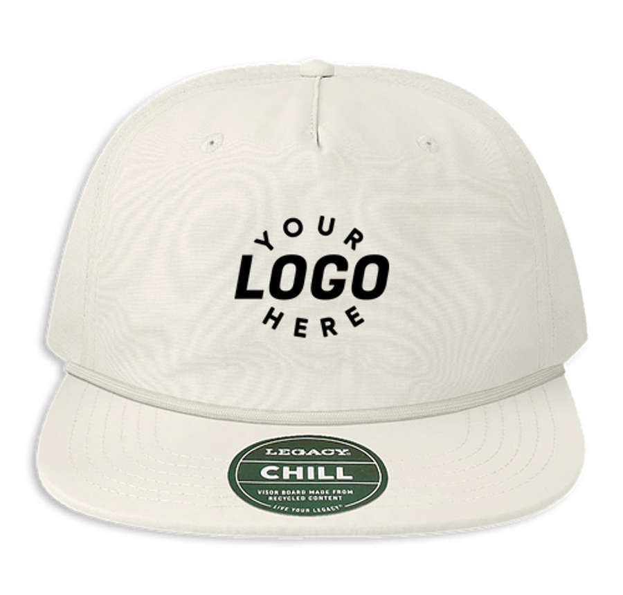 Legacy Chill Rope Snapback Baseball Hat - Printed in Linen