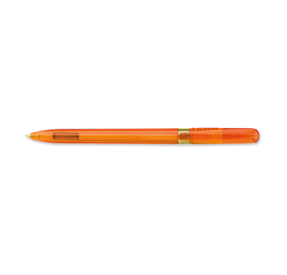 Pivo Clear Gold Ballpoint Pen (black ink)-default