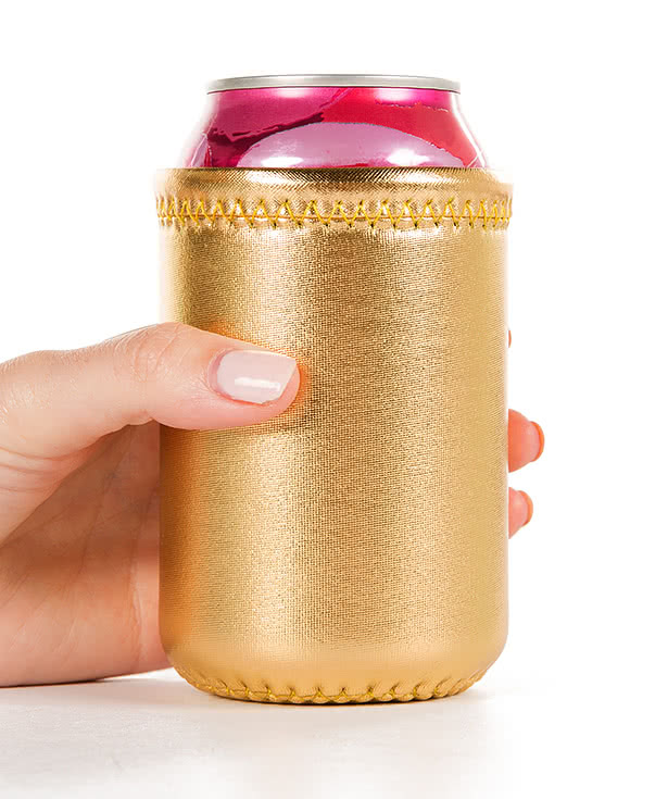 Metallic Neoprene Can Cooler