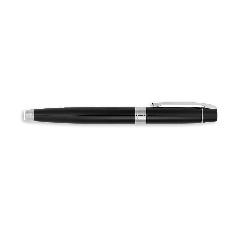 Laser Engraved Sheaffer 300 Glossy Lacquer Rollerball Pen (black ink)-default