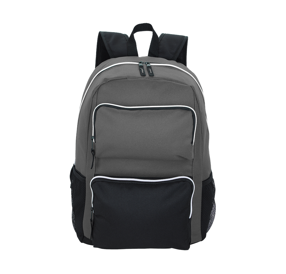 Full Color Recycled Double-Pocket Computer Backpack-default