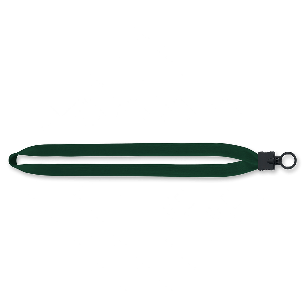 3/4" Cotton Lanyard with Plastic O-Ring and Clamshell-default