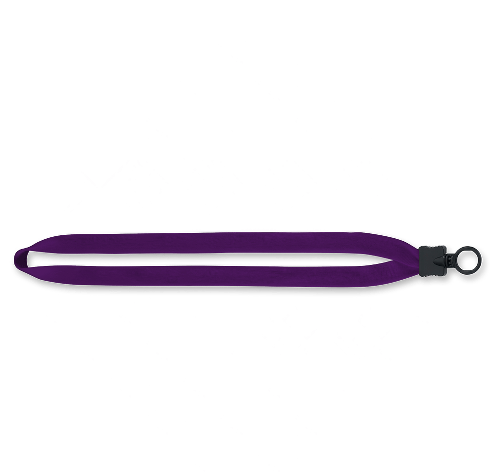 3/4" Cotton Lanyard with Plastic O-Ring and Clamshell-default