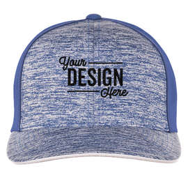 Pacific Headwear Aggressive Heather Trucker Hat - Color: Royal / Royal