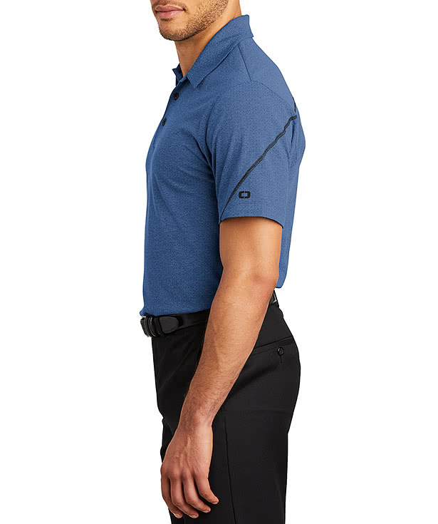 OGIO Tread Pinpoint Dot Performance Polo