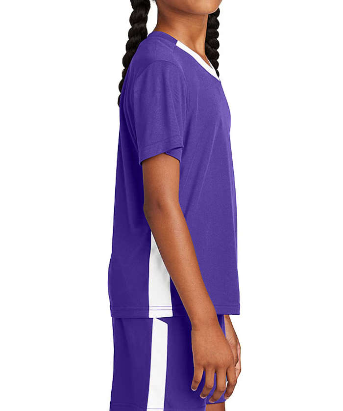 Sport-Tek Youth Competitor United V-Neck Performance Jersey