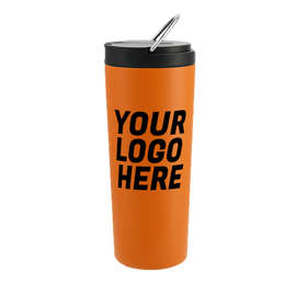 24 oz. Thor Copper Vacuum Insulated Tumbler - Color: Orange