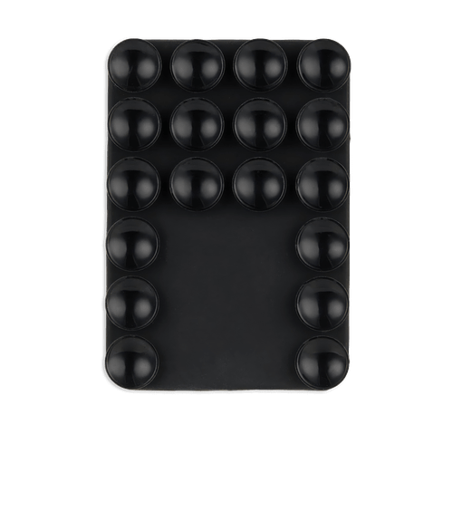 Hang On Suction Phone Case Mount with Magnets in Black