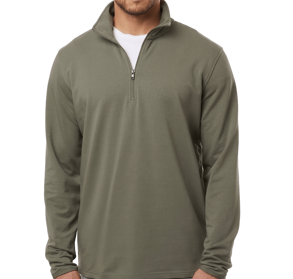 Independent Trading French Terry Quarter Zip Pullover-default