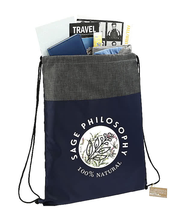 Ash Recycled Drawstring Bag