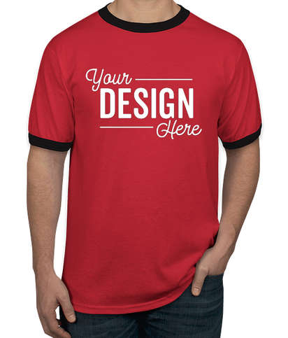 Augusta Ringer T-shirt - Red / Black
