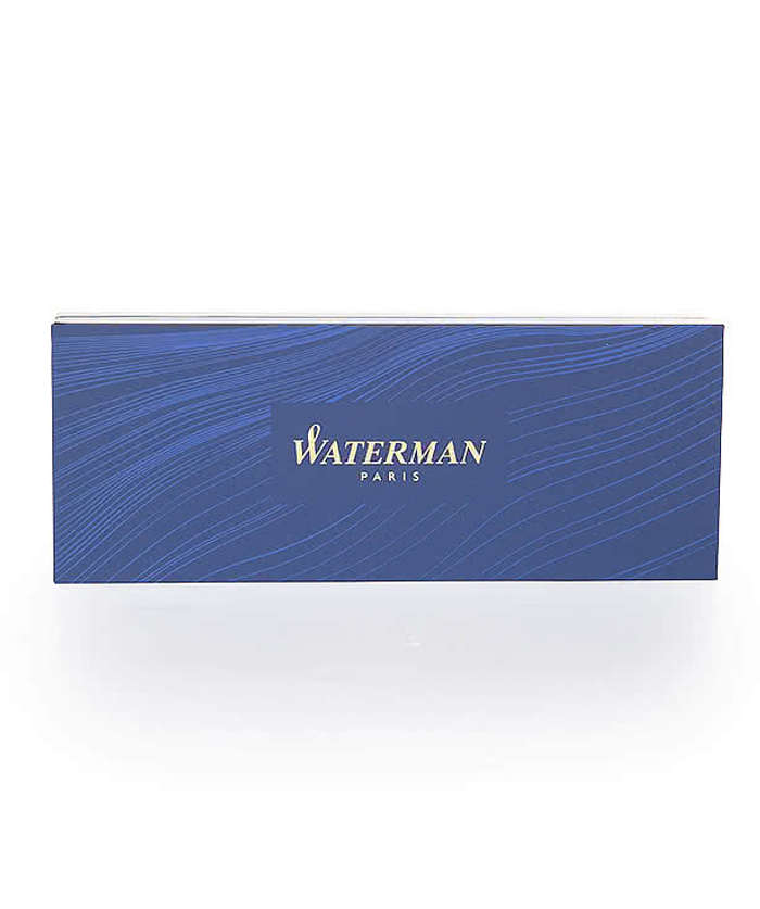 Laser Engraved Waterman Hemisphere Ballpoint Pen (blue ink)