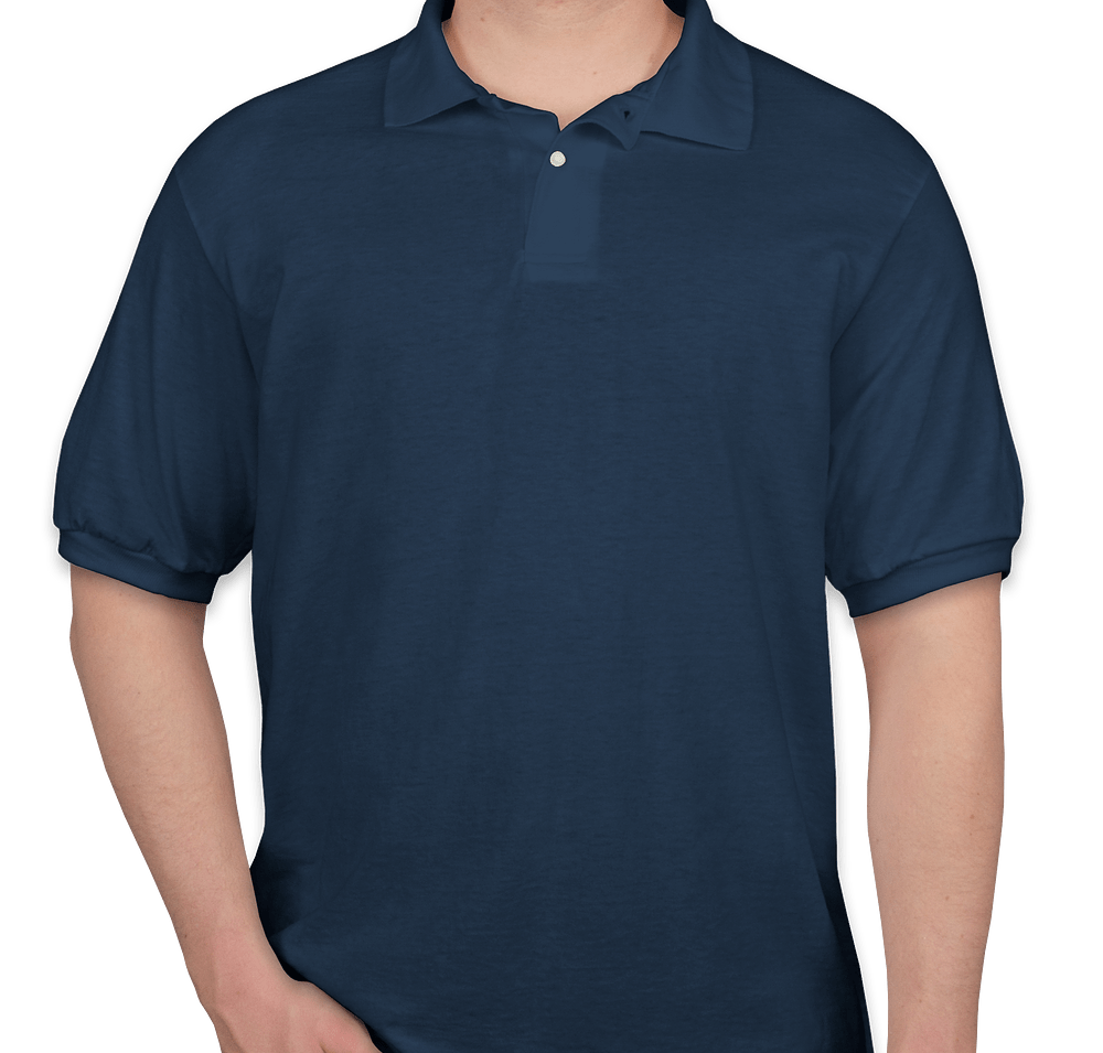 Hanes EcoSmart 50/50 Jersey Polo - Printed-default