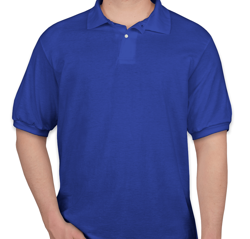 Hanes EcoSmart 50/50 Jersey Polo - Printed-default