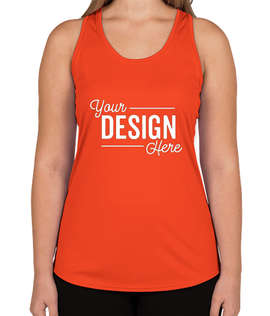 Augusta Women's Mesh Back Performance Racerback Tank - Color: Orange
