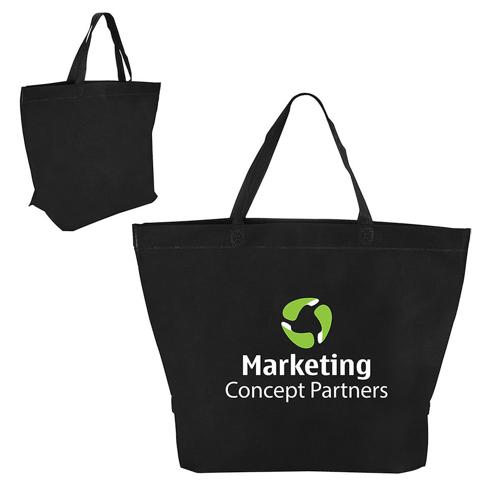 Two-Tone Heat Sealed Non-Woven Tote Bag