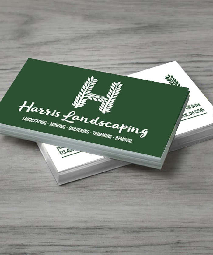 Full Color 2" x 3.5" Horizontal Business Cards