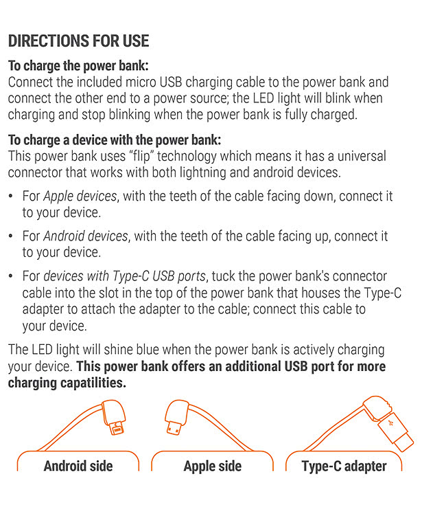 Full Color iTwist 4-in-1 4,000 mAh Portable Power Bank