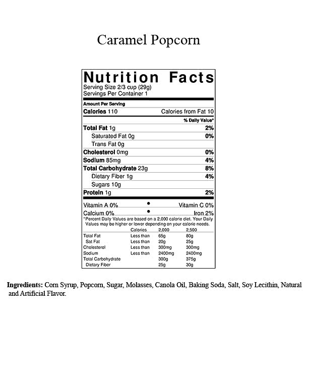One Gallon Trio Flavor Popcorn Tin