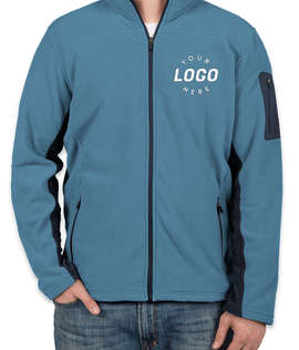 Port Authority Colorblock Full Zip Microfleece Jacket