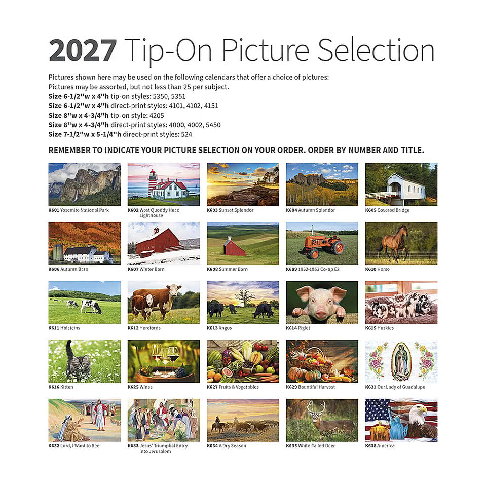 Home Recipe Wall Calendar