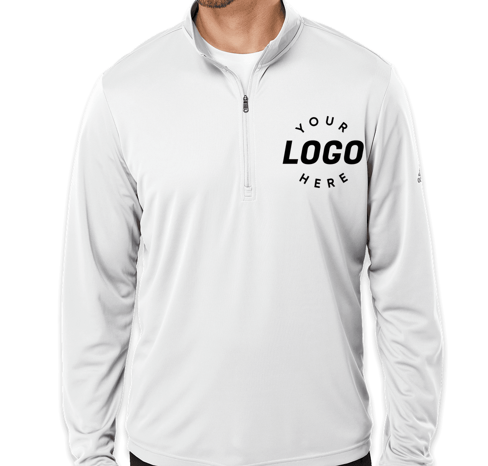 Custom Adidas Recycled Lightweight Quarter Zip Sweatshirt