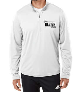 Adidas Recycled Lightweight Quarter Zip Sweatshirt - Color: White