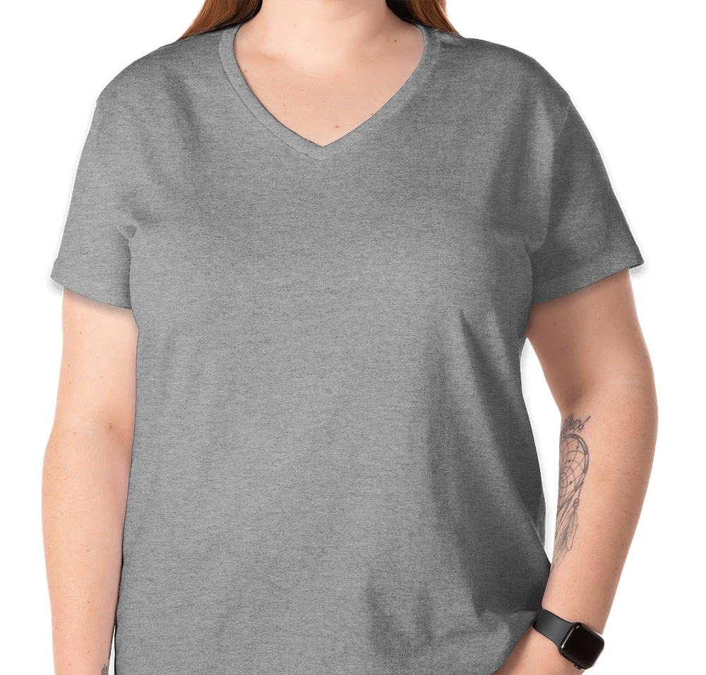 Gildan Women's 100% Cotton V-Neck T-shirt-default