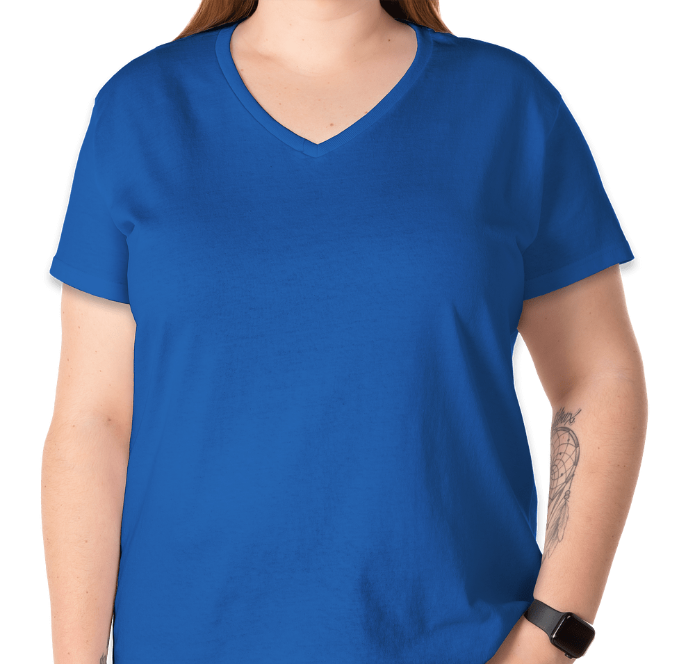 Gildan Women's 100% Cotton V-Neck T-shirt-default